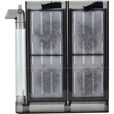 Aquarium Pneumatische Water Elf Filter Aquarium Zuurstof Filtratie Apparatuur(Filter 20) gray