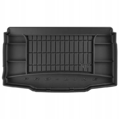 FROGUM - Kofferbakmat - Geschikt voor SEAT Ibiza V Hatchback (vanaf 2017) - Lage laadvloer - TPE Rubber - Zwart