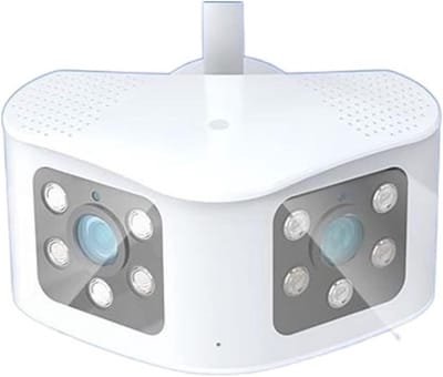 Beveiligingscamera Buiten - WIFI Camera - Huis Beveiligen - 165 Graden Groothoek - 6MP Resolutie - Zwart