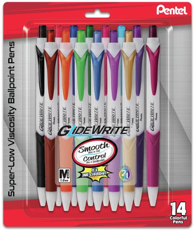Pentel - GlideWrite balpennen - 1.0 mm - 14 stuks - 28177