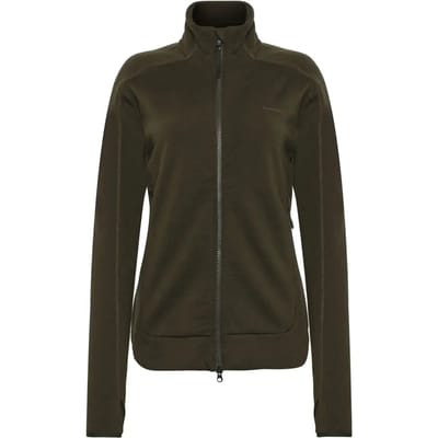Damesfleece met rits KnowledgeCotton Apparel Dynamic