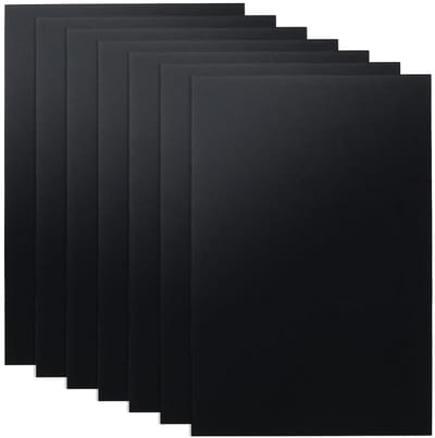 Kunststof Plaat - ABS Platen - Doe-het-zelf Projecten - Vormbaar Materiaal - 20 x 30 cm - Zwart
