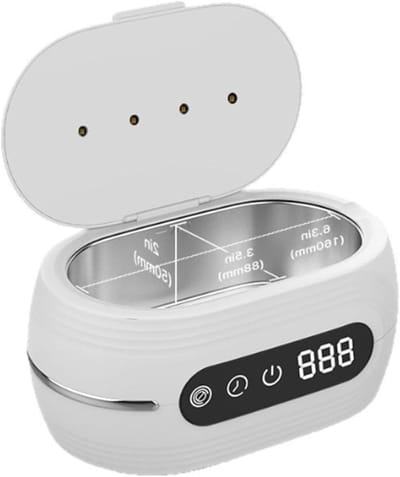 Ultrasoon Reiniger - Sieradenreiniger - Voorwerpen Reinigen - 3 Tijdsmodi - 660 ml Capaciteit - Wit