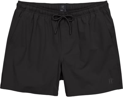 JP 1880 - Heren - zwemshort FLEXNAMIC® beachwear elastische tailleband - Zwart - Maat XL
