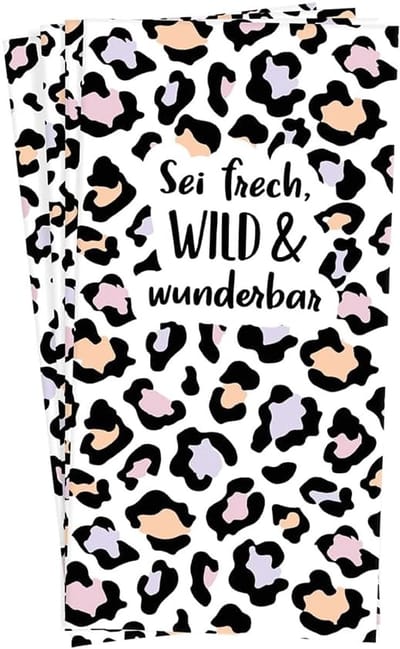 Zakdoeken met Tekst - Papieren zakdoekjes - Kleine geschenken - Vrolijke opdruk - 10 stuks - Wit