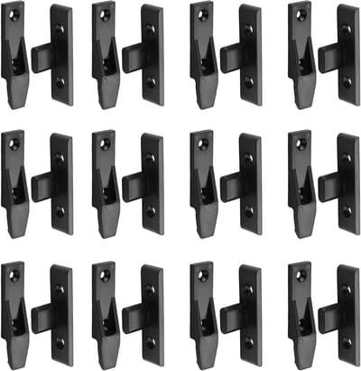 12 Paar Badpaneel Clips van ABS Plastic voor het Bevestigen van Kickboards en Plinten in Keuken en Woonkamer