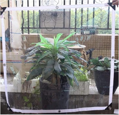 NA LI JIN BO Cover, wood, waterproof tarpaulin, heavy duty, transparent PVC tarpaulins with Eyelets, pergola side panels, garden canopy, roof, rainproof greenhouse cover, insulation