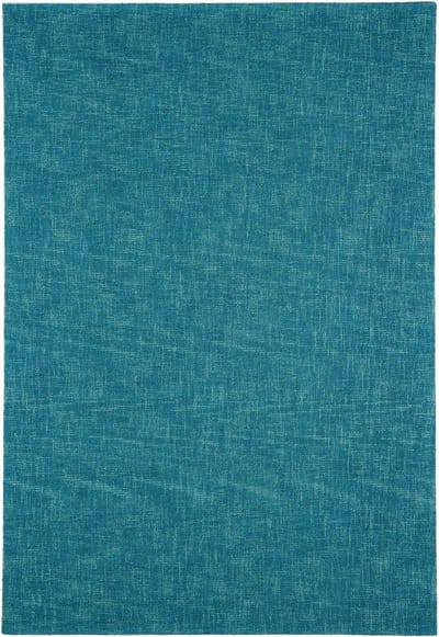 Easy Living - Tweed-Rug-Teal Vloerkleed - 200x300  - Rechthoek - Laagpolig Tapijt - Modern - Blauw