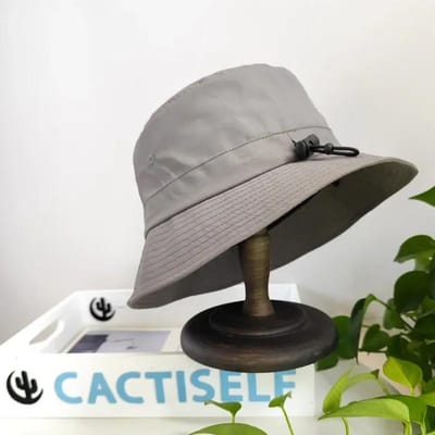 Extra Grote Big Size 4XL Bucket Hoeden voor Mannen Lente Zomer Snel Drogen Visserij Hoed Lichtgewicht Zonbescherming Xxxxl 60-67cm XXXL63-66cm grijze kleur