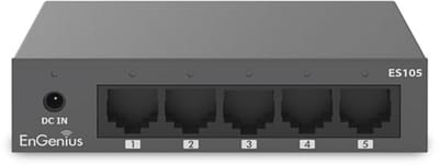 5-poorts Gigabit switch met plug-and-play installatie | Stille werking zonder ventilator | Energiezuinig IEEE 802.3az