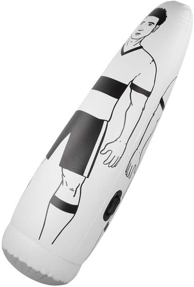 Dailygoods- Voetbaldoelman Opblaasbaar - Draagbare Voetbalschopverdediger - Voetbaloefenapparatuur - Muurdoelman - Voor Kinderen - Ideaal voor Training - Doelman