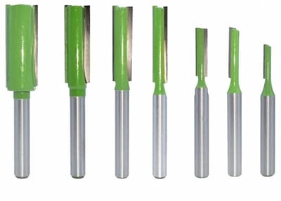 Rechte Frees - Houtfrees Tool - Houtbewerking Maken - Wolfraamcarbide Snijden - 6 mm Schacht - Metaal