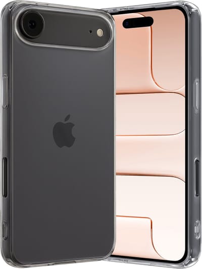 Hoes - Geschikt voor Apple iPhone Air - Sterk & Shockproof - Hoesje Cover - Siliconen Case - Transparant