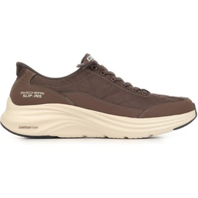 Skechers Heren Cozy Fit Slip-ins Sneakers Contour Foam 232619 BRN