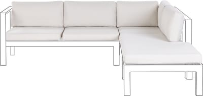 MESSINA - Kussenhoezen set - Gebroken wit - Polyester