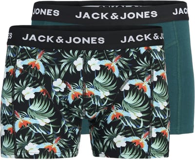 JACK&JONES - JACBIRD LEAVES TRUNKS 2 PACK - Heren - Onderbroeken