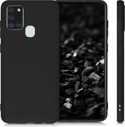 ShieldCase siliconen hoesje – geschikt voor Samsung Galaxy A21s – zwart