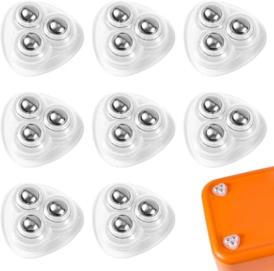 8x Zelfklevende Mini Zwenkwielen voor Keukenapparatuur en Meubels