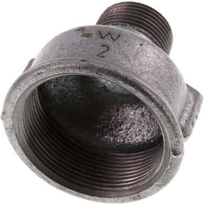 R 1'' x Rp 2'' M/F Verzinkt Gietijzeren Verloopring 25 Bar - FL2S-MF-IZ-100R-200R