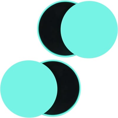 Core trainers sliders set - fitness glijschijven voor thuisworkouts - tapijt, tegels, laminaat - training en oefeningen voor buikspieren.