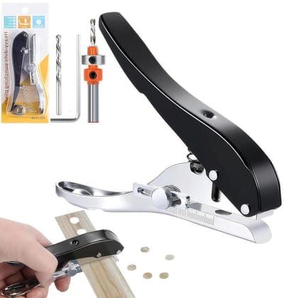 Robuuste Papierperforator voor PVC Kaarten en Plastic Vellen - 8mm Ronde Gaten, Hoge Kwaliteit en Duurzaam Ontwerp
