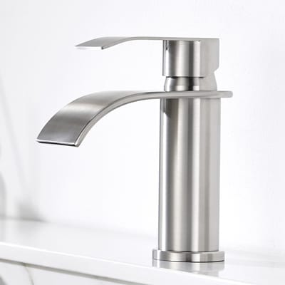 Auralum Wastafelkraan Zilver - Waterbesparend - 360° Draaibare Uitloop - Badkamerkraan Chroom