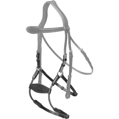 Kentucky - Hybride elastische neusriem NE coll, Cob/zwart