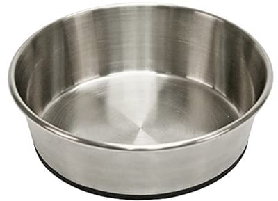 Roestvrijstalen Hondenvoer- en Waterbak met Antislip - 1600 ml