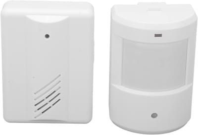 Draadloos Alarmsysteem - Bewegingsmelder Waarschuwing - Toegangscontrole - Infrarood Detectie - 11x10x8 cm