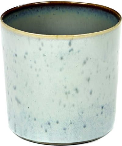 Serax Terres de Rêves Beker - Ø7,5 x H7,5 - Light Blue / Smokey Blue - 8 stuks