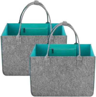 IMstore - Grote Vilt Opbergzak - XXL Shopper met Compartimenten - Duurzaam en