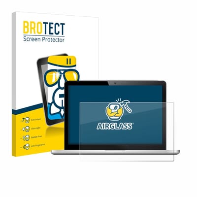 BROTECT - Screenprotector voor Laptops met 15.6 inch Schermen [345 mm x 194 mm, 16:9] - Folie Beschermfolie Beschermglas transparant