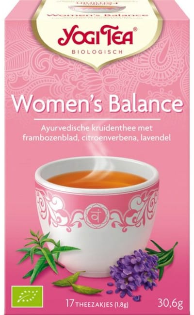 Yogi tea Biologische Thee Womens Balance - 3 x 17 stuks - Voordeelverpakking