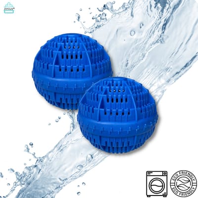 Ecologische Wasbol - Ecologische Wasbal - 2 stuks - Blauw - Wasbal - Duurzaam - Wasmachine - Keramische Balletjes - Geen Wasmiddel