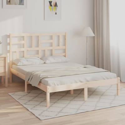 vidaXL - Bedframe - zonder - matras - massief - hout - 160x200 - cm