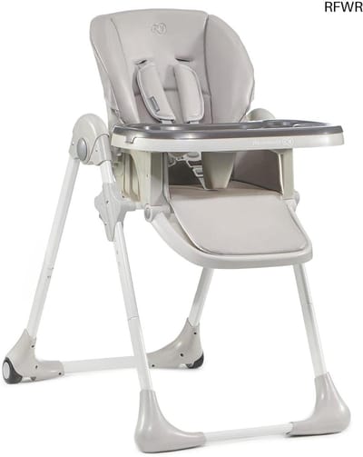 Kinderstoel YUMMY ergonomisch comfortabel liggende opvouwbaar grijs - verstelbare hoogte - KK Kinderkraft - peuter - 6 maanden tot 3 jaar