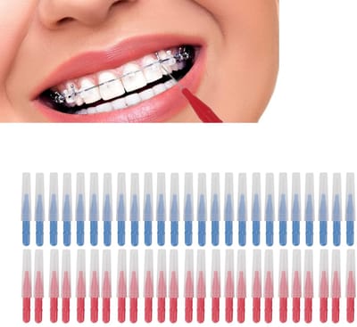 Dailygoods- Interdentale Rager 50 Stuks - Tandenstoker - Tandzijde - Tandheelkundige Gezondheid - Draagbaar - Effectieve Mondhygiëne