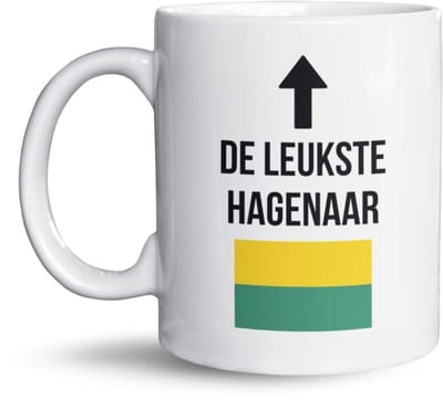 NietMokken.nl – De Leukste Hagenaar Mok – Den Haag Mok met Stadsvlag – Grappige Mok – Leuk Cadeau voor Hagenezen & Hagenaars – Origineel