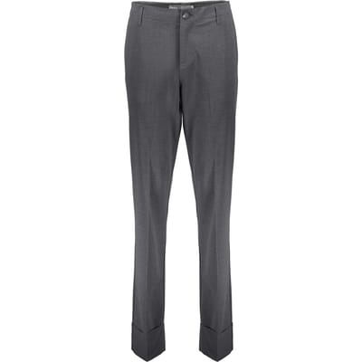 Geisha Pants Big Turn-up Grey Melange Size: S | Formal pants Outlet | Dames | Grijs