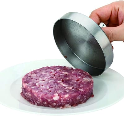 Burger Press - Patty Maker - Burgers Maken - Non-stick Coating - Medium - Zilver