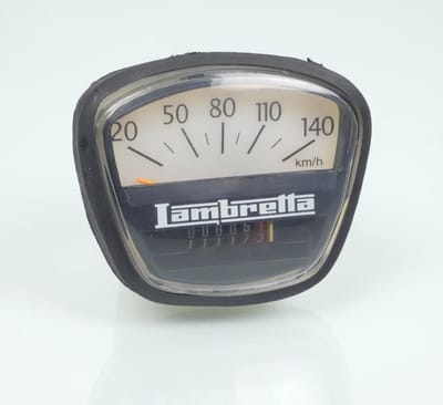 rms snelheidsmeter voor lambretta 200 dl 140 km/h scooter nieuw