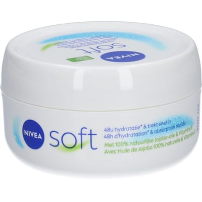 NIVEA Soft Bodycrème - Crème voor Lichaam en Gezicht - Hydraterende Gezichtscrème - 300 ml