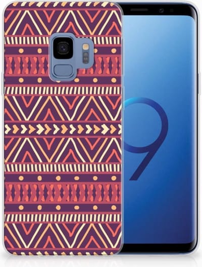 Samsung Galaxy S9 TPU bumper Aztec Paars