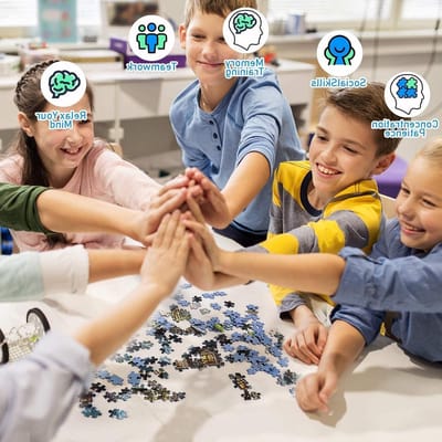 Jigsaw Puzzels 5000 stukjes hagedis ontsnappingskamer ervaring in puzzelvorm, puzzel voor kinderen en volwassenen vanaf leeftijd