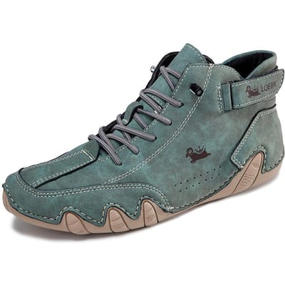 Leren Casual Schoenen Sneakers voor Heren Mode Outdoor Wandelen Loafers Schoenen Comfortabel Schoeisel Luxe Heren Laarzen Nieuw Binnen 38 gray