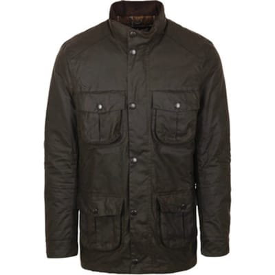 Barbour Waxjas Corbridge Olive - Maat M - Heren - Winterjassen