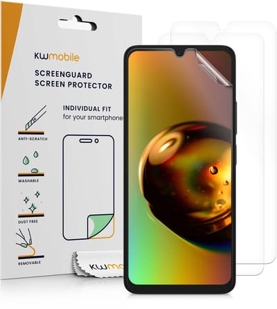 kwmobile 3x screenprotectors geschikt voor Xiaomi Redmi 14C / Poco C75 - beschermende folie voor smartphone