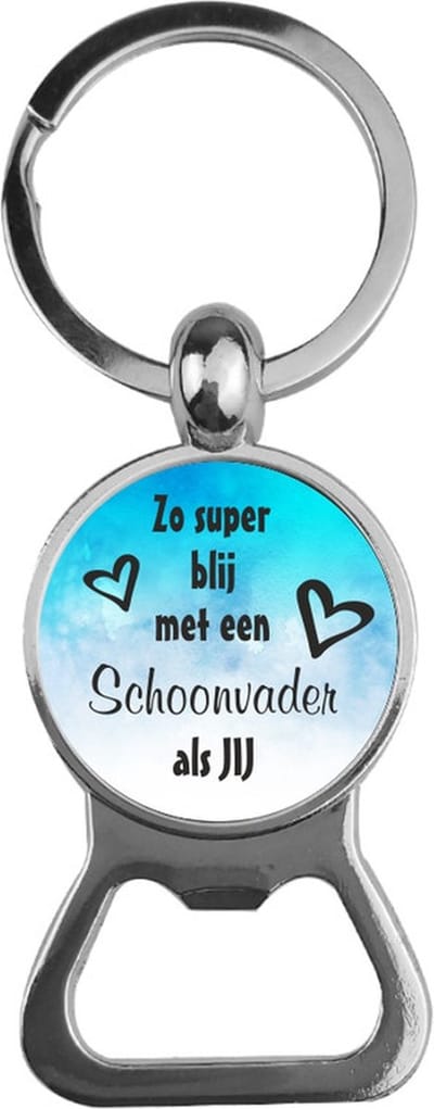 Bieropener Glas - Zo Super Blij Met Een Schoonvader Als Jij