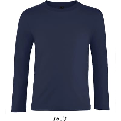 SOL'S Kids´ Imperial Long Sleeve T-Shirt L02947 - French Navy - 4 Jahre (96/104)