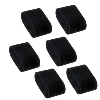 Dailygoods- Horloge Kussen Set - 6-delige Fluwelen Display - Luxe Bescherming - Professionele Presentatie - Perfecte Verhoudingen - 7,2 x 4,5 x 3,2 cm